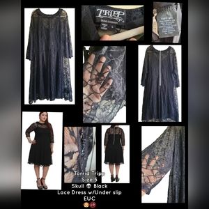 Tripp Lace Skull Dress